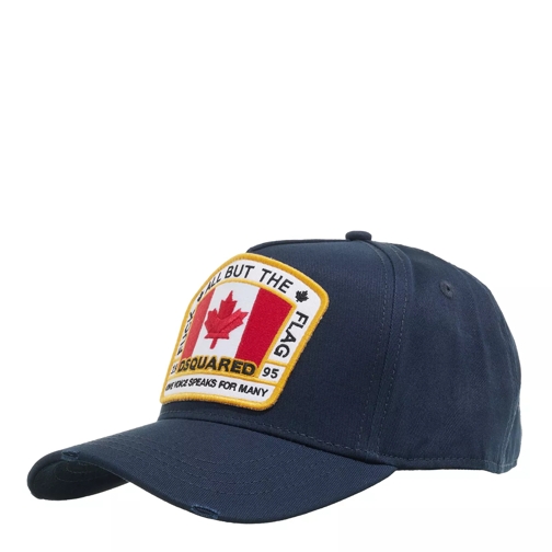 Dsquared2 Canada Patch Baseball Cap Navy Baseball-Kappe