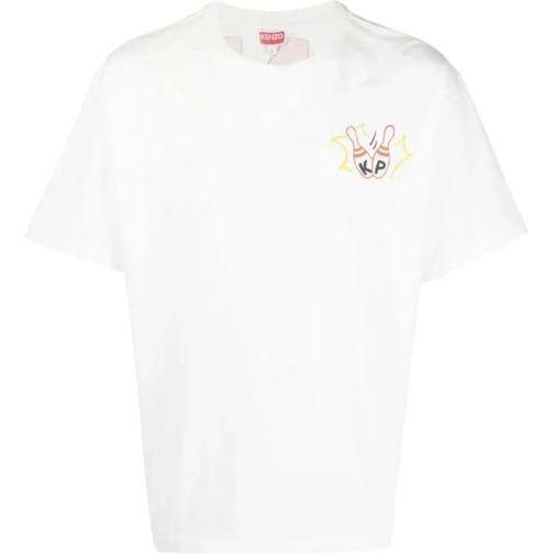 Kenzo  Bowling Team Logo Oversize T-shirt weiß