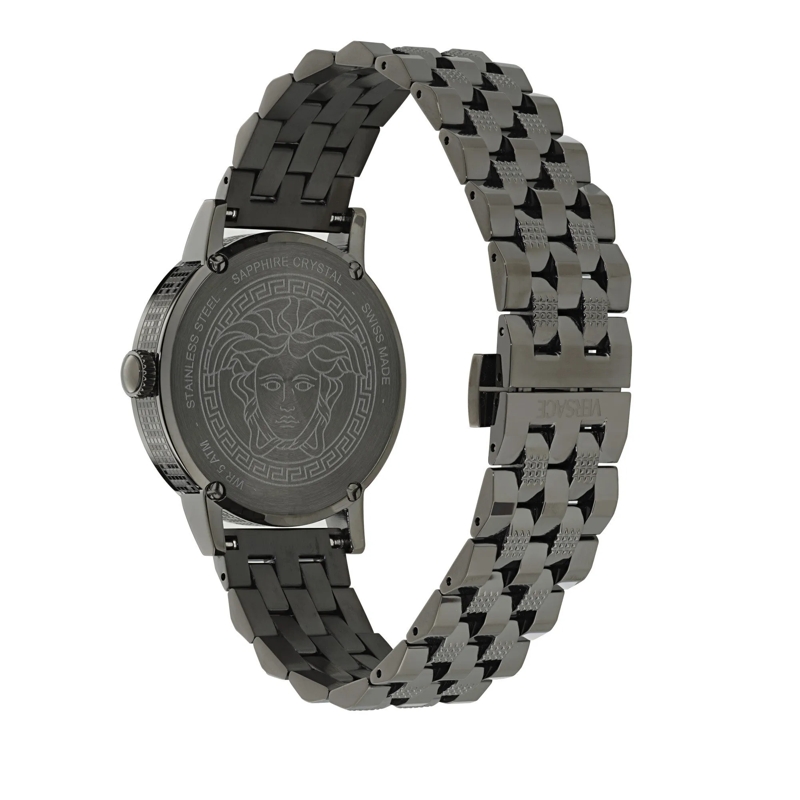 Versace Quarzuhr Quarz-Analoguhr Versace Albireo schwarz