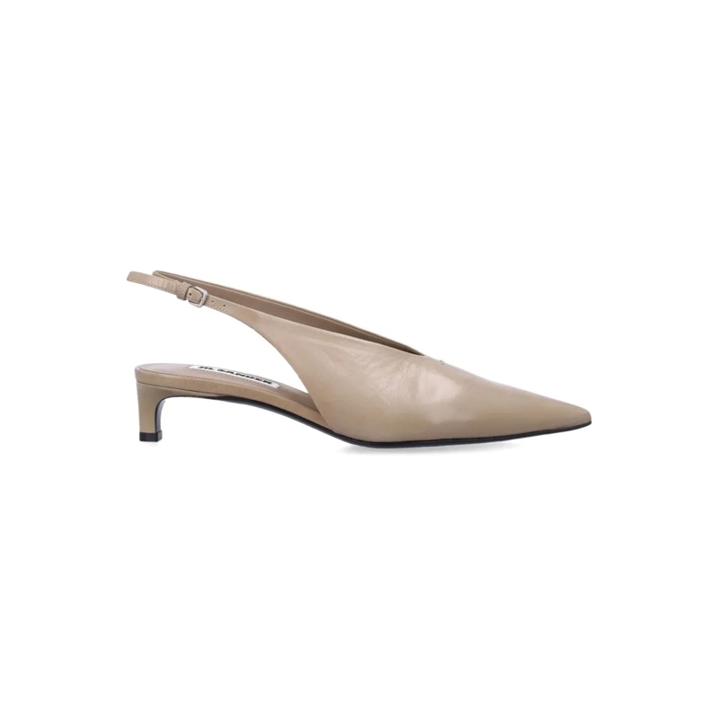 Jil Sander Pumps Sling-Back Pump In Premium Goat Skin With Pointed  Neutrals