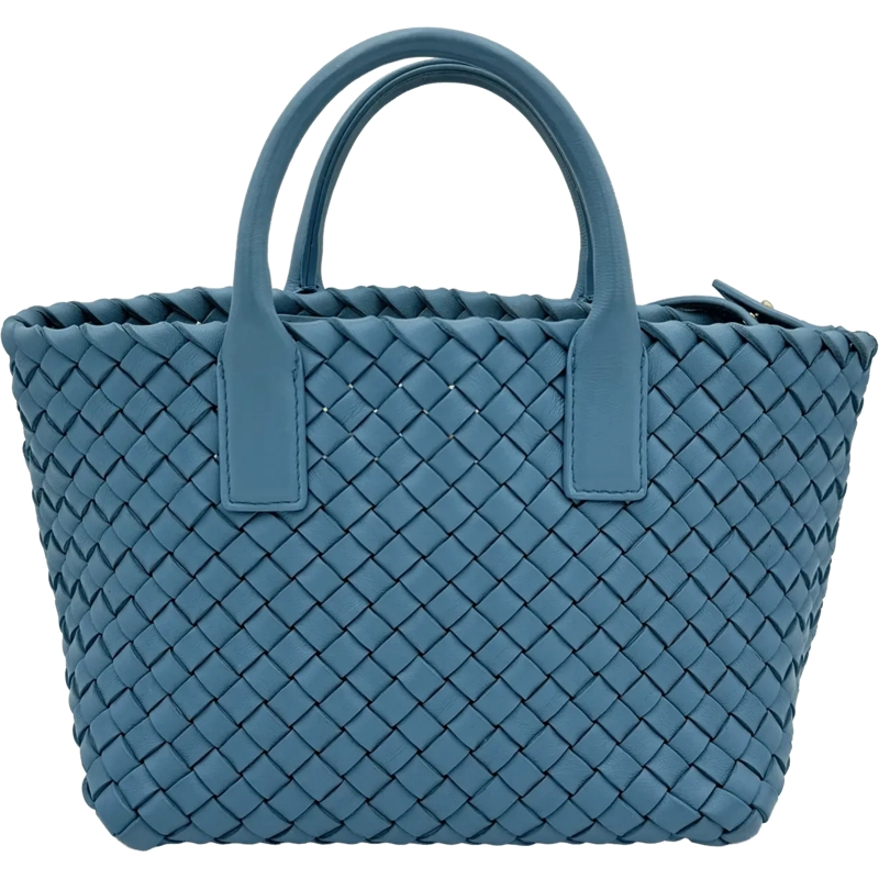 Bottega Veneta Tote Bottega Veneta Mini Cabat - Green blau