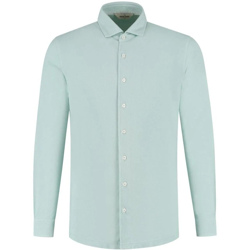 Gran Sasso Legeres Oberteil Shirt L/slv grün