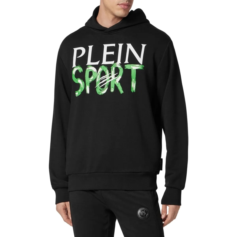Plein Sport Top Hoodie schwarz(Image 3)