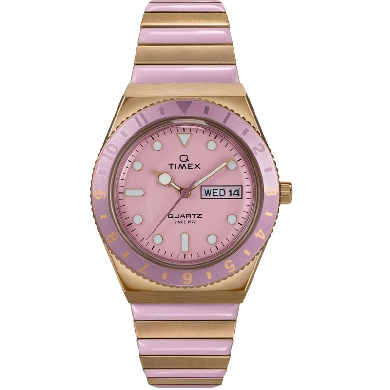 Timex Quarzuhr Quarz-Analoguhr Q Timex pink
