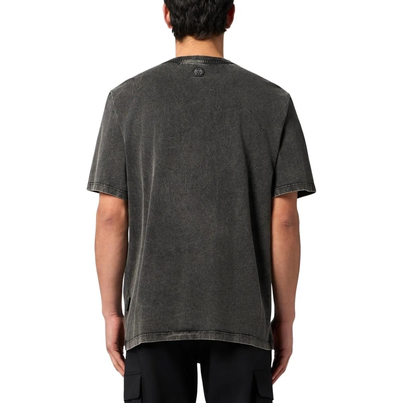 Philipp Plein T-Shirt T-Shirt Rundhalsausschnitt Ss Eagle schwarz(Image 4)