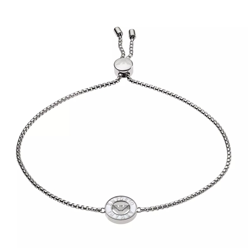 Emporio Armani Logo Nacre Bracelet Silver Armband