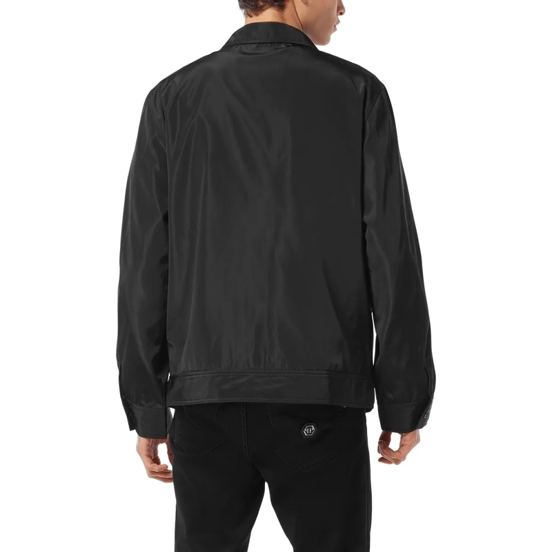 Philipp Plein Lederjacke Jacke schwarz(Image 2)