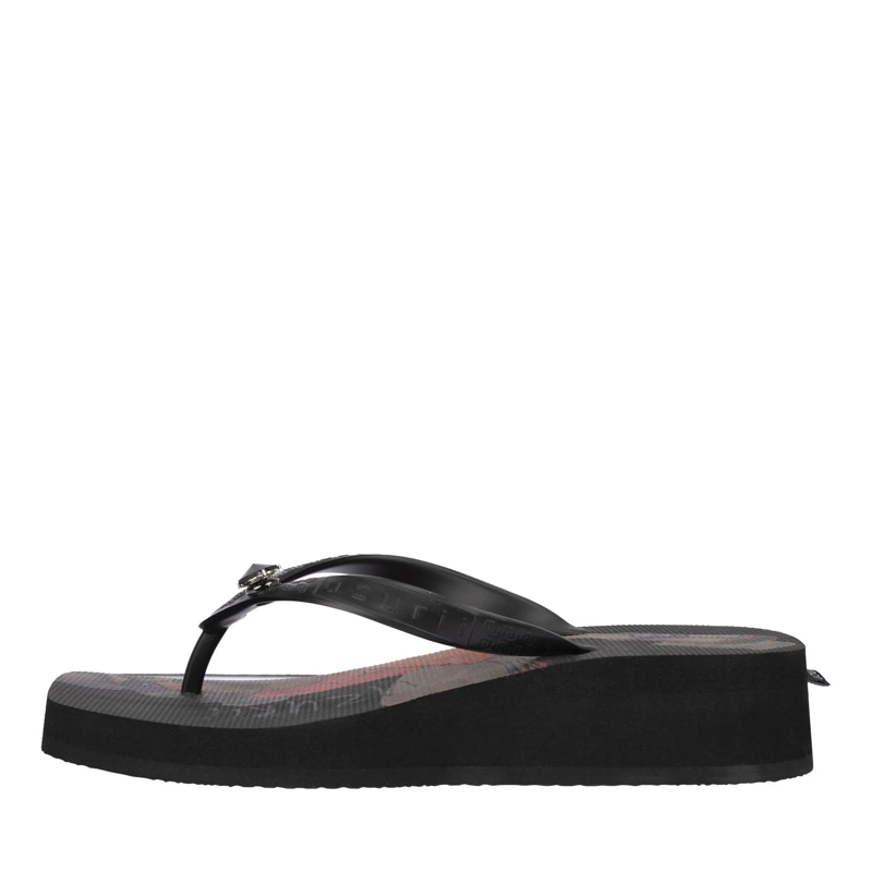 UZURII Flip Flops Zehentrenner Pink Rio schwarz