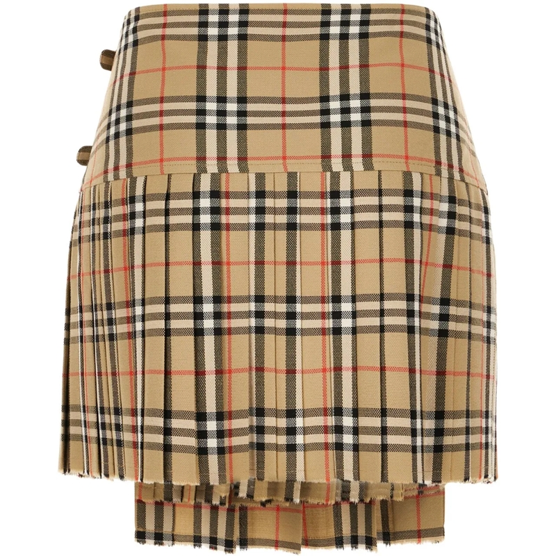 Burberry Midirock Burberry Embroidered wool mini skirt mehrfarbig(Image 2)