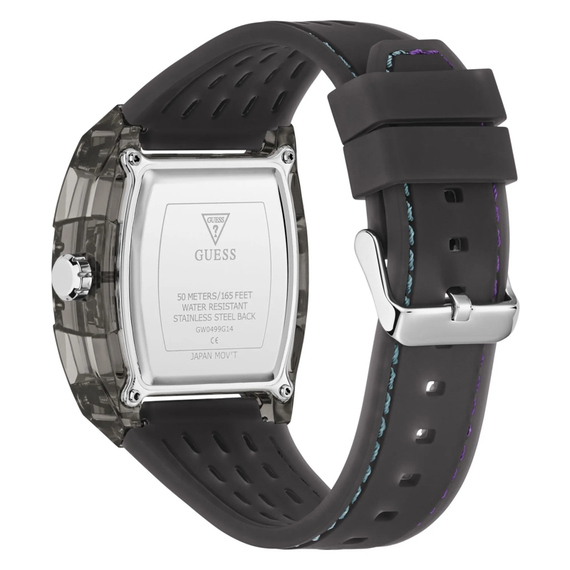 Guess Quarzuhr Quarz-Analoguhr Phoenix schwarz(Image 3)