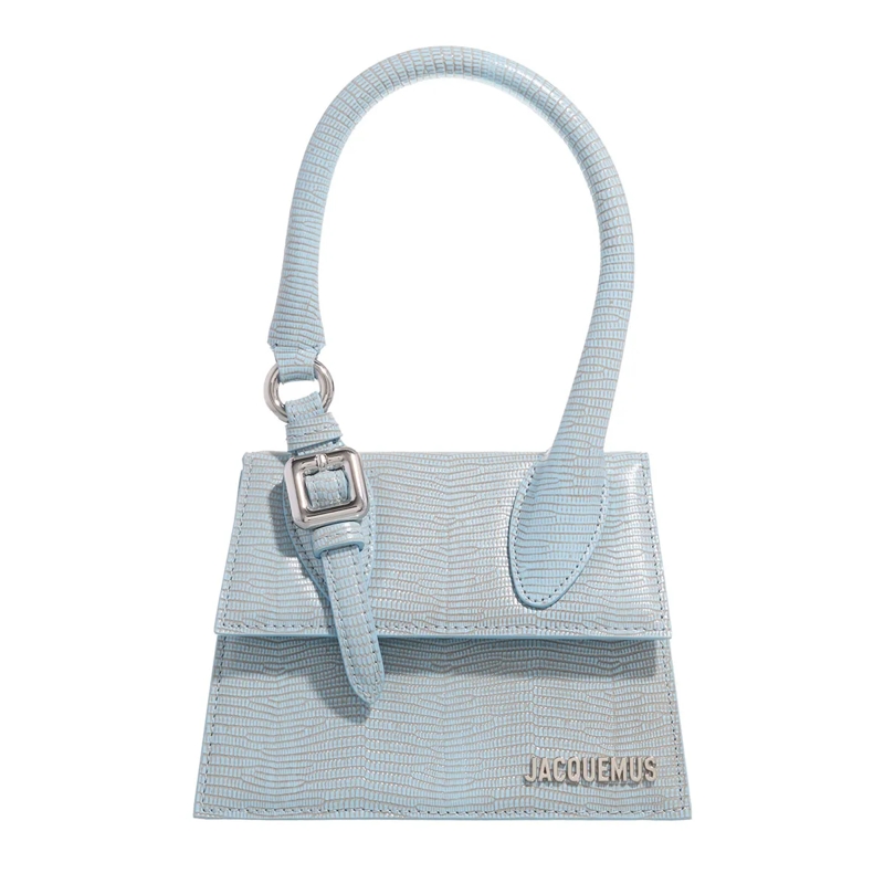 Jacquemus Crossbody Bag Chiquito Bag With Buckle Light Blue