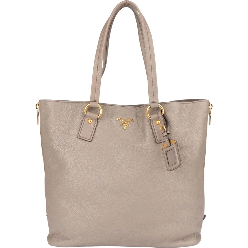 Prada Tote Prada Grey Calfskin Vitello Zippy Handbag mehrfarbig