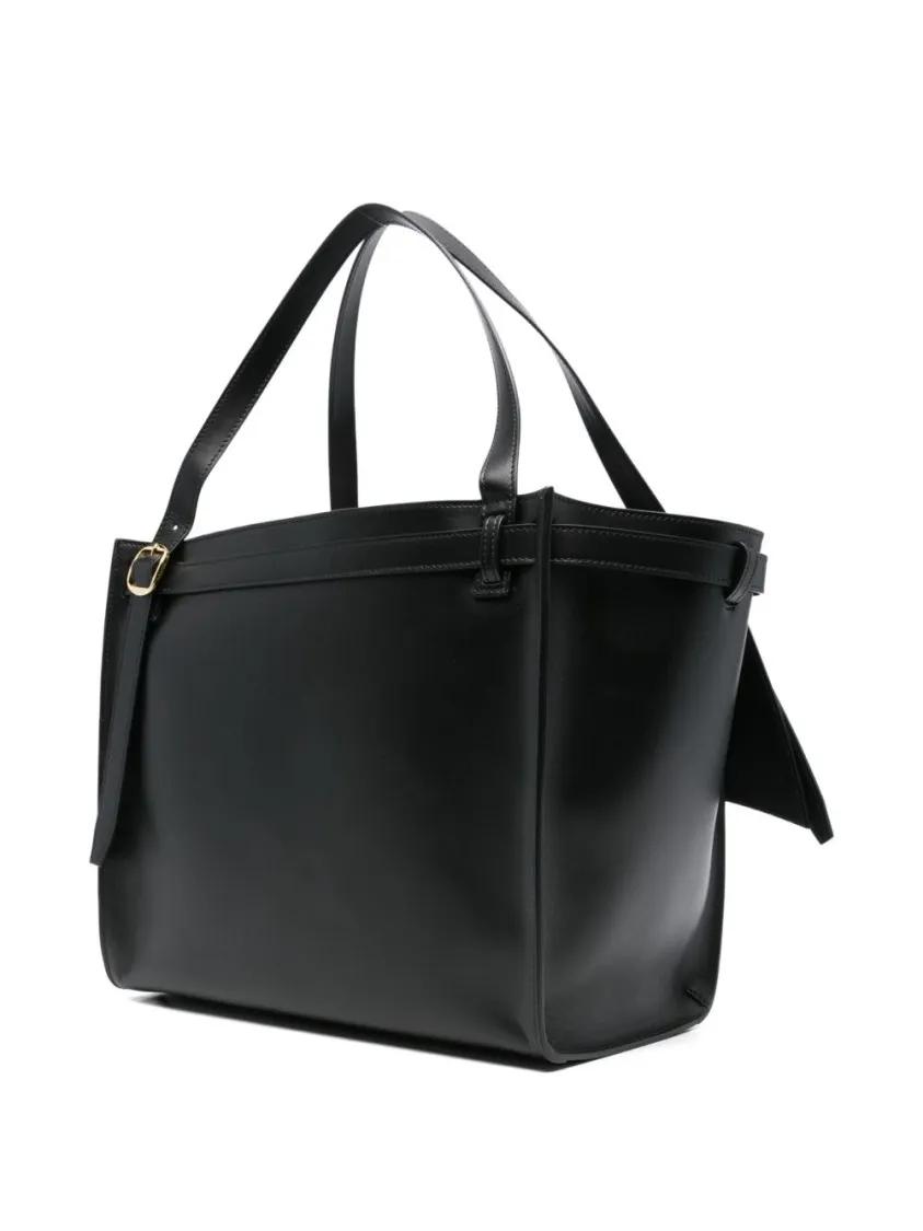 Thumbnail - Coperni Shopper & Totes - Black Calfskin Leather Shopper Bag - Gr. unisize - in Schwarz - für Damen