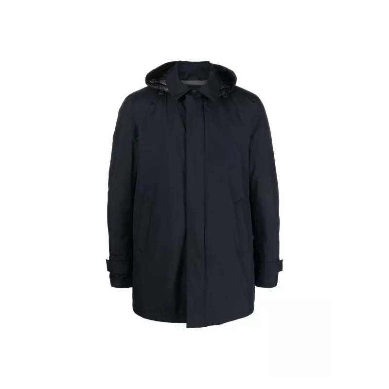 Herno  Blue Waterproof Jacket Blue