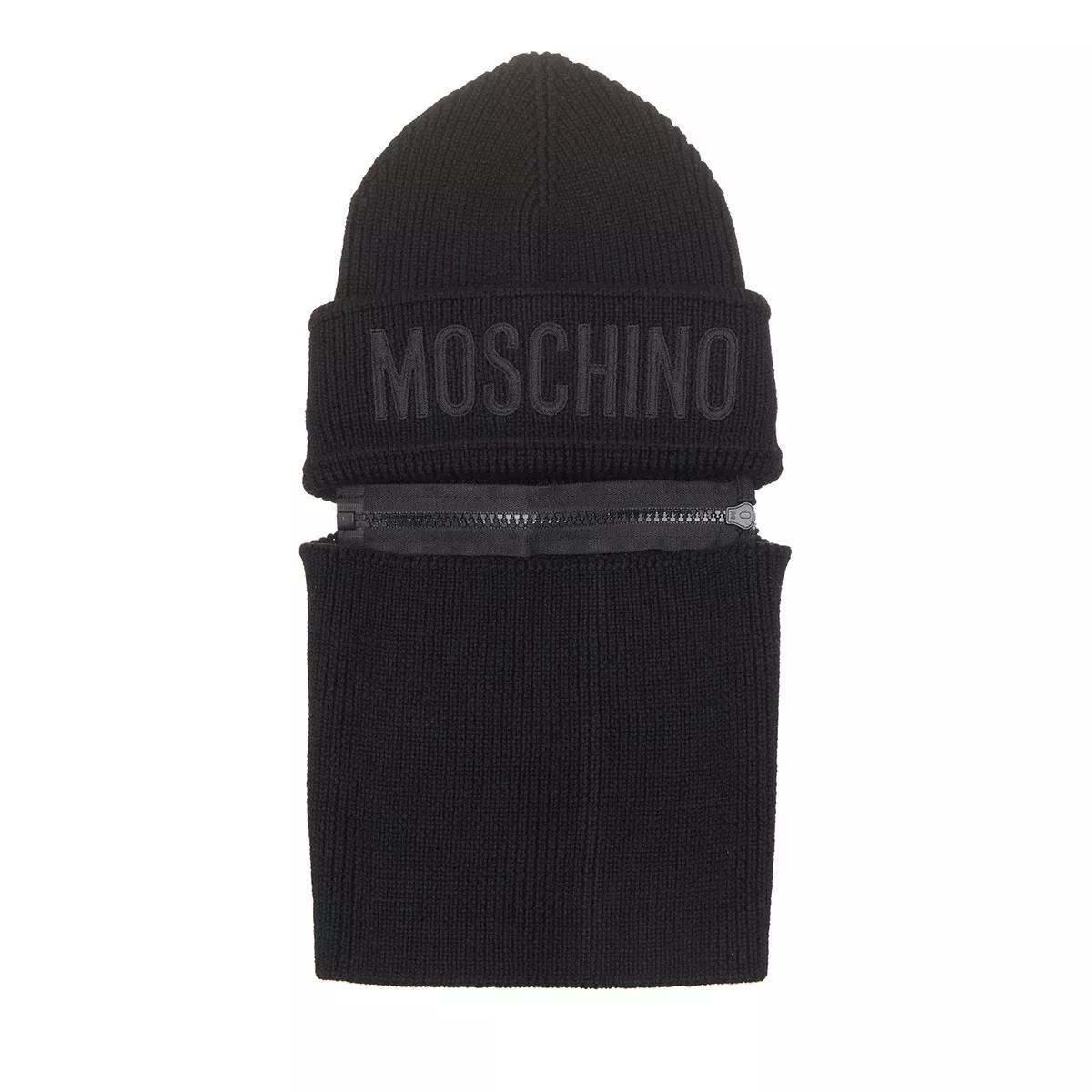 Moschino Mützen - Beanie - Gr. ONE - in Schwarz - für Damen