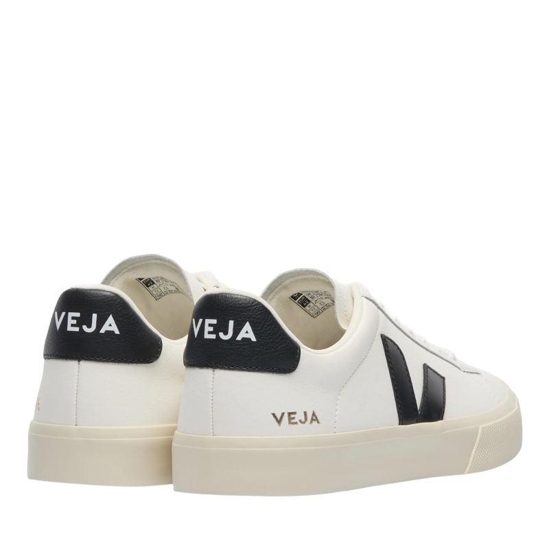 Veja Low-Top-Sneaker Campo Leather Extra White Black(Image 3)