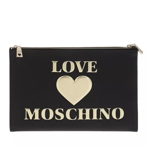 Love Moschino Wallet Nero Tvåveckad plånbok