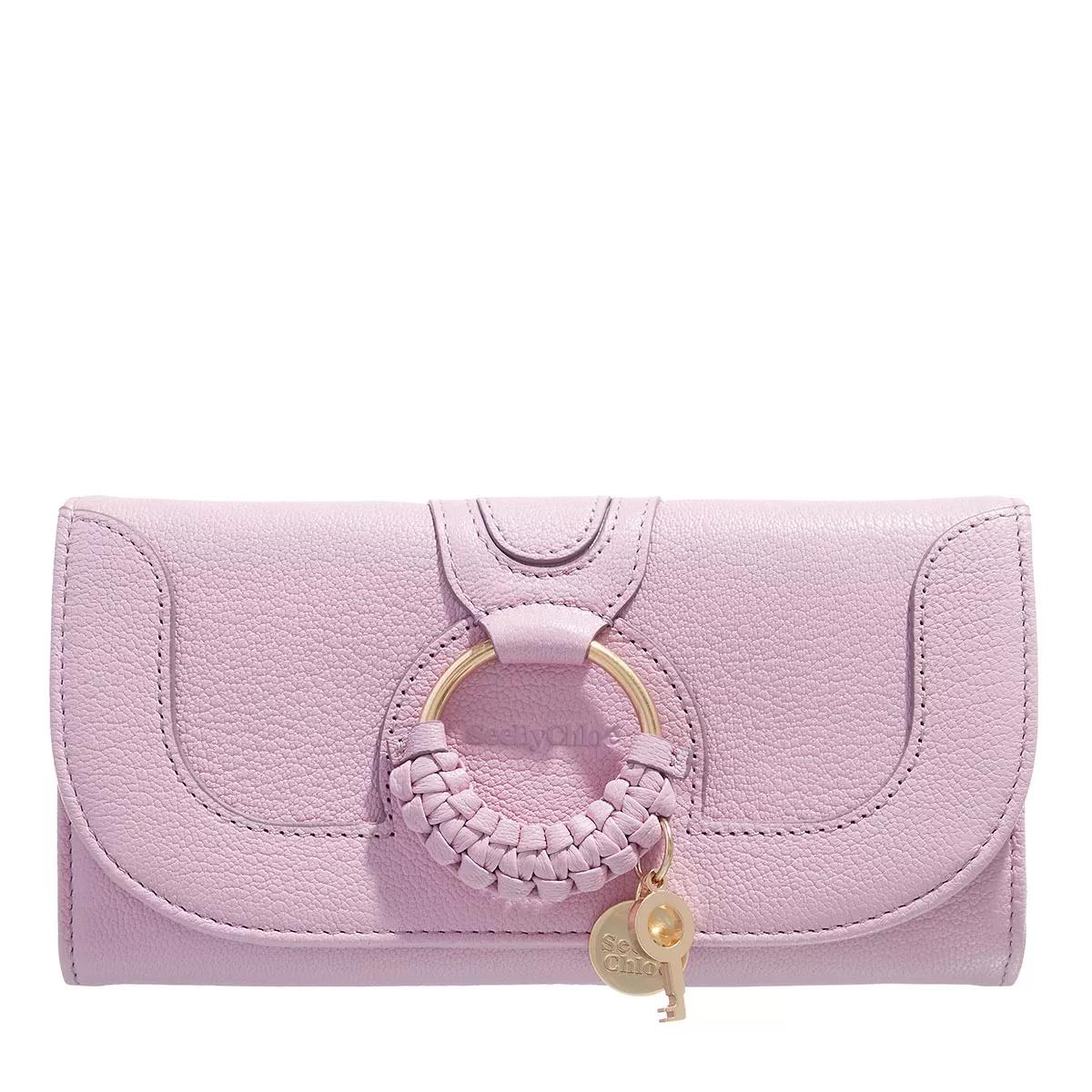 See By Chloé Hana Wallet Large Lavender Mist | Flap Wallet