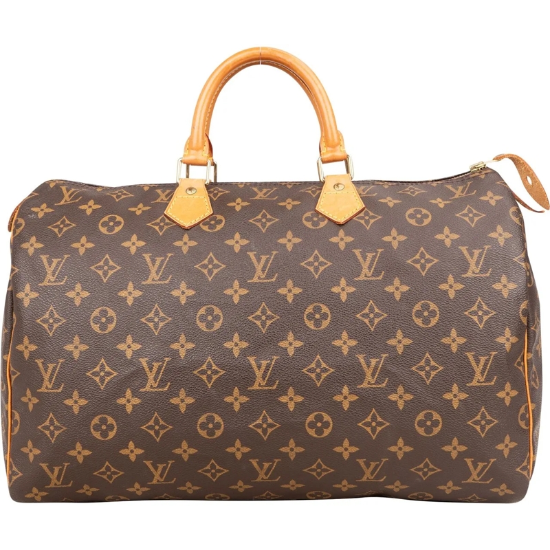 Louis Vuitton Tote Louis Vuitton Canvas Monogram Speedy 40 Handbag braun