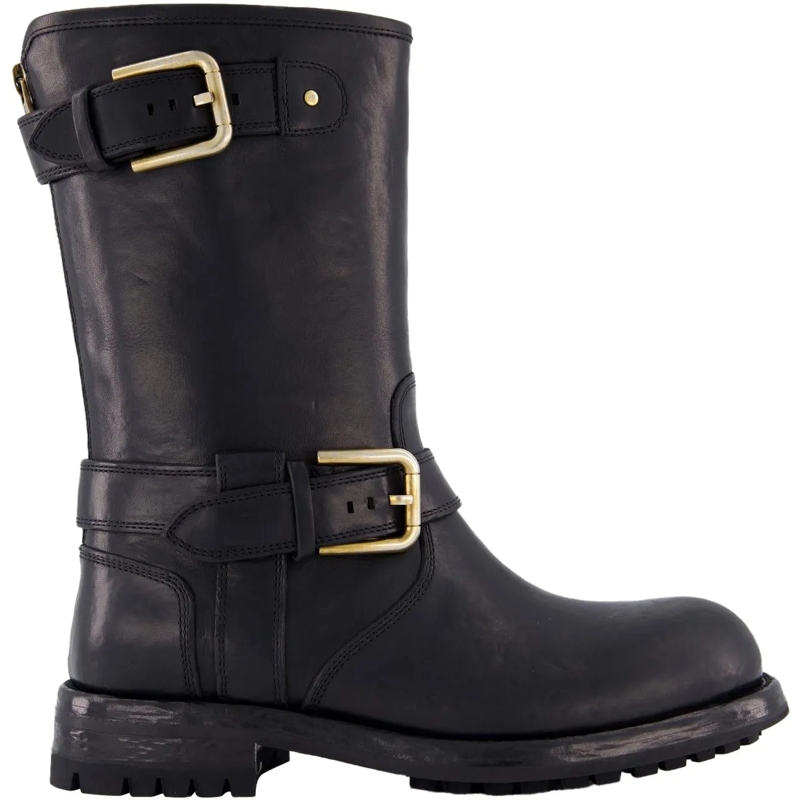 Dolce&Gabbana Stiefel Dames Biker Boots Like A Virgin schwarz