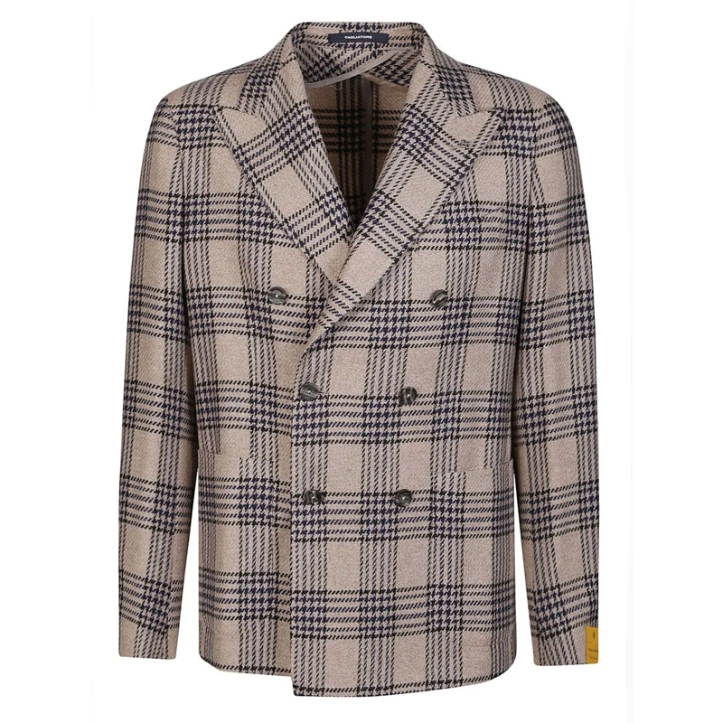 Tagliatore Daunenjacke Double-breasted Jacket Brown braun