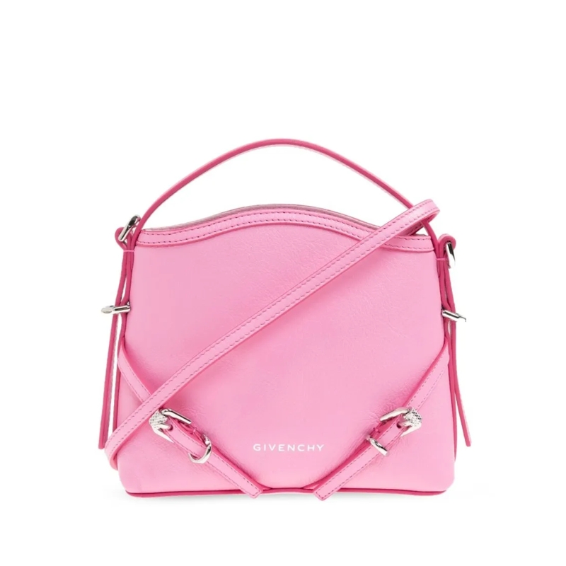 Givenchy Schultertasche Voyou Nano Handbag In Pink Leather Pink