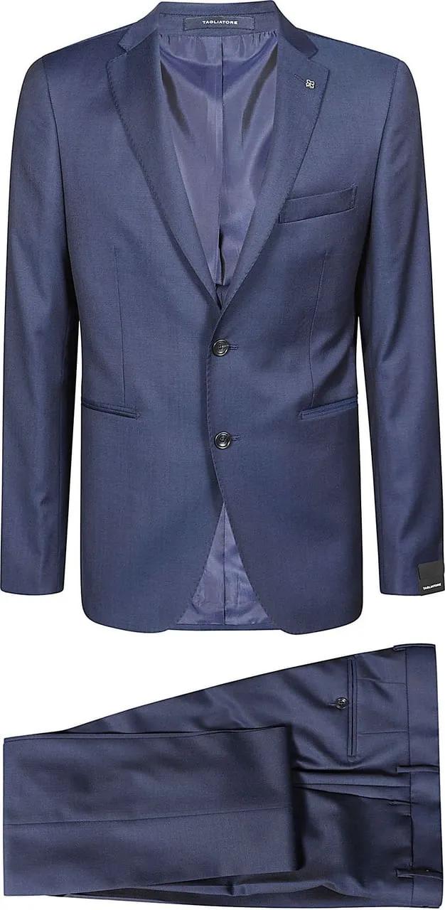 Thumbnail - Tagliatore - Suit Blue - Größe 52 - blue