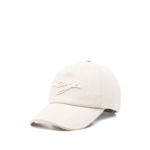 Eleventy Chapeau Light Beige Cap With Cut-Out Detailing Neutrals