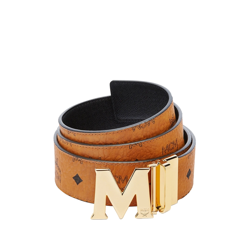 MCM Gürtel Claus Reversible Belt – Brown/Black Brown