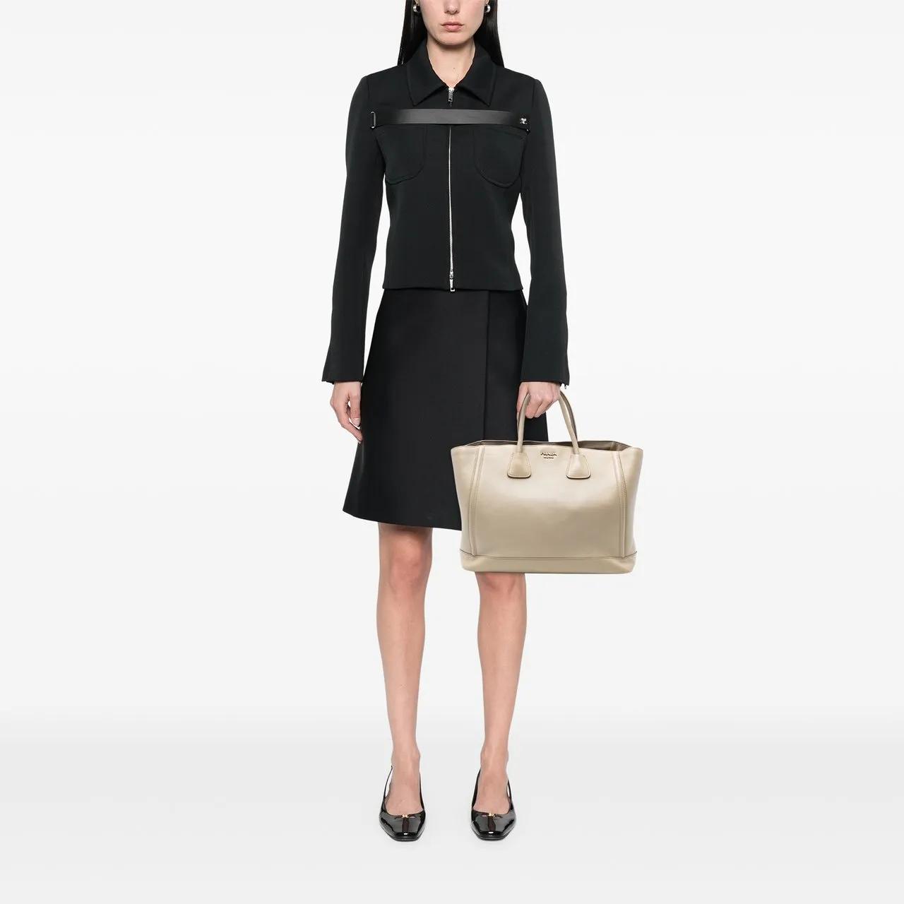 Thumbnail - Prada Shopper - Large City Calf Double Handle Shopping Tote - Gr. unisize - in Braun - für Damen