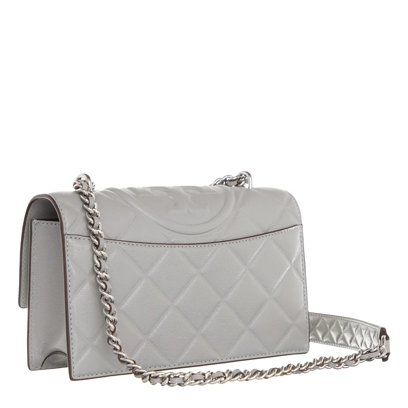 Tory Burch Sac à bandoulière Fleming Small Convertible Shoulder Bag Gray(Image 3)