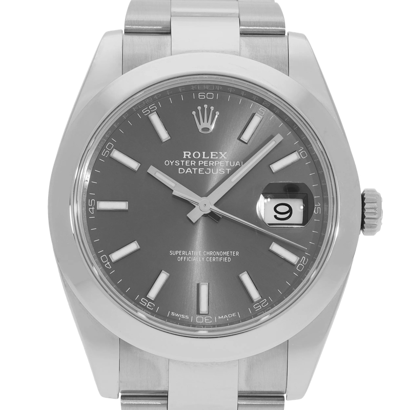 Rolex Automatikuhr Datejust Grau