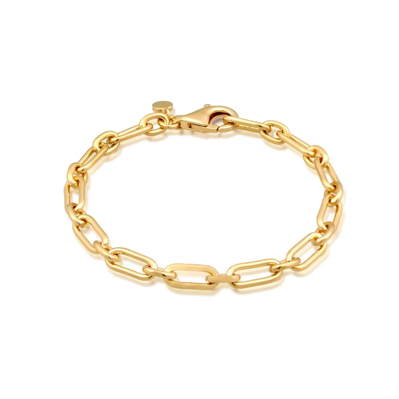 Elli Armband Armband Armband Modische Gliederkette 925 Sterling gold