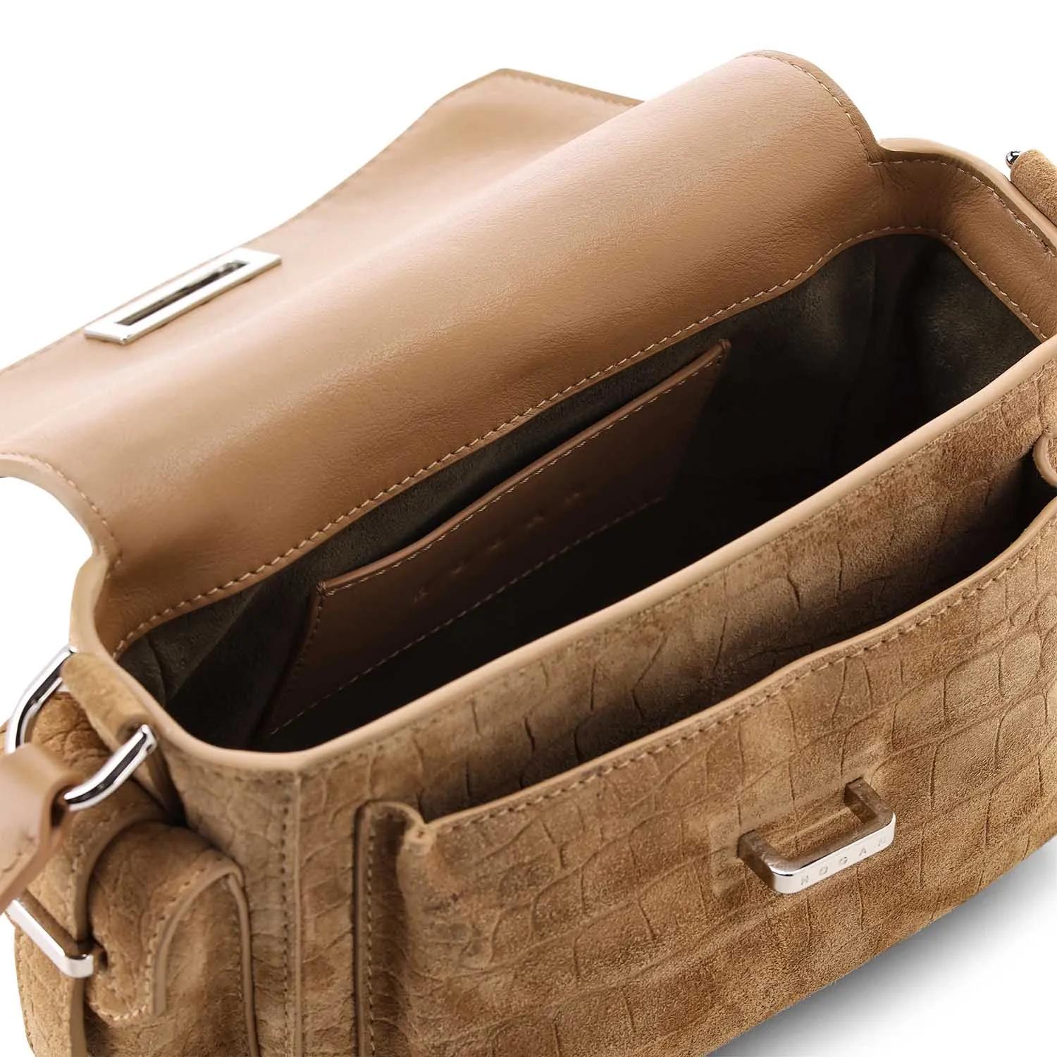 Thumbnail - Hogan Crossbody Bags - Kleine Flap Bag - Gr. unisize - in Braun - für Damen