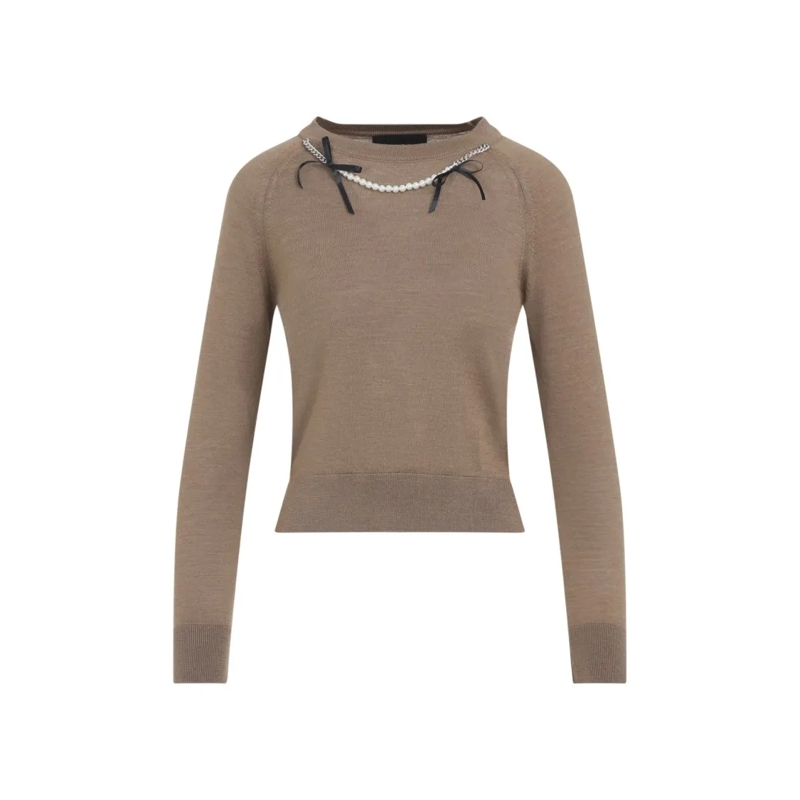 Simone Rocha Pullover Classic Pullover Brown