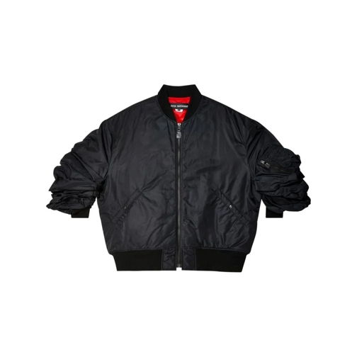 Junya Watanabe Bomberjacken Black Ribbed Bomber Jacket Black