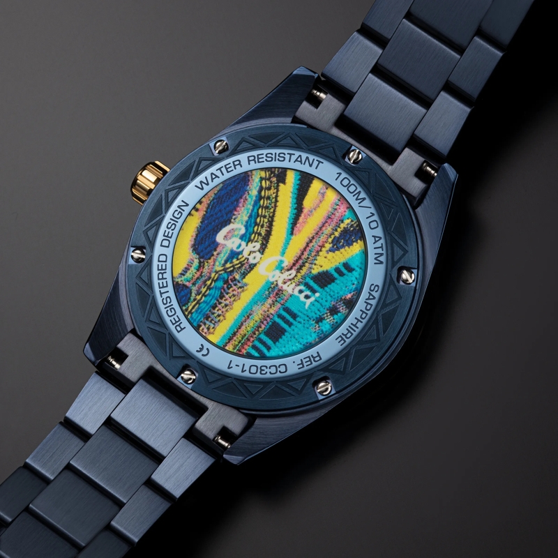 Carlo Colucci Automatikuhr Herrenuhr CC300 . blau(Image 7)