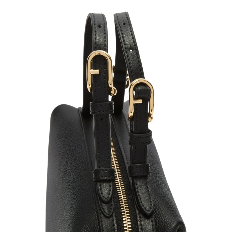 Furla Crossbody Bag Furla Double Mini Boston Bag Nero(Image 3)