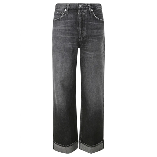 Agolde Jeans Dame Jean In Ditch Grey