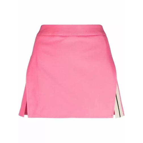 Palm Angels Pink Suit Track Mini Skirt Pink 