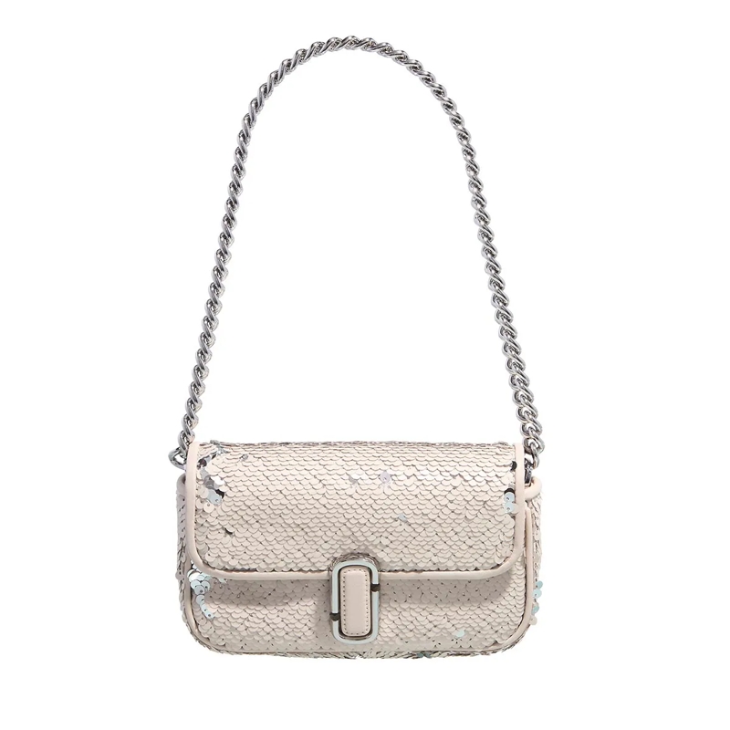 Marc Jacobs Crossbody Bag J Marc Mini Shoulder Bag Cream Silver