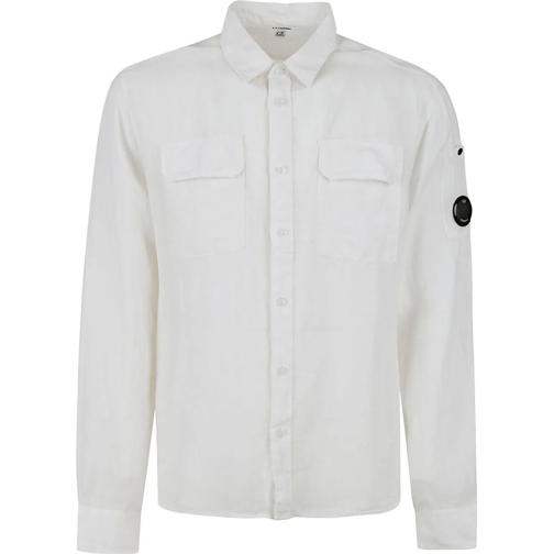 CP Company Legere Oberteile Cpcompany Shirts White weiß