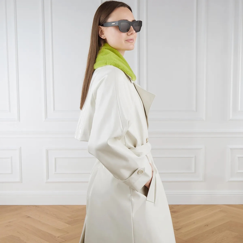 Bottega Veneta Sonnenbrille BV1357S-001 Black-Black-Grey(Image 3)