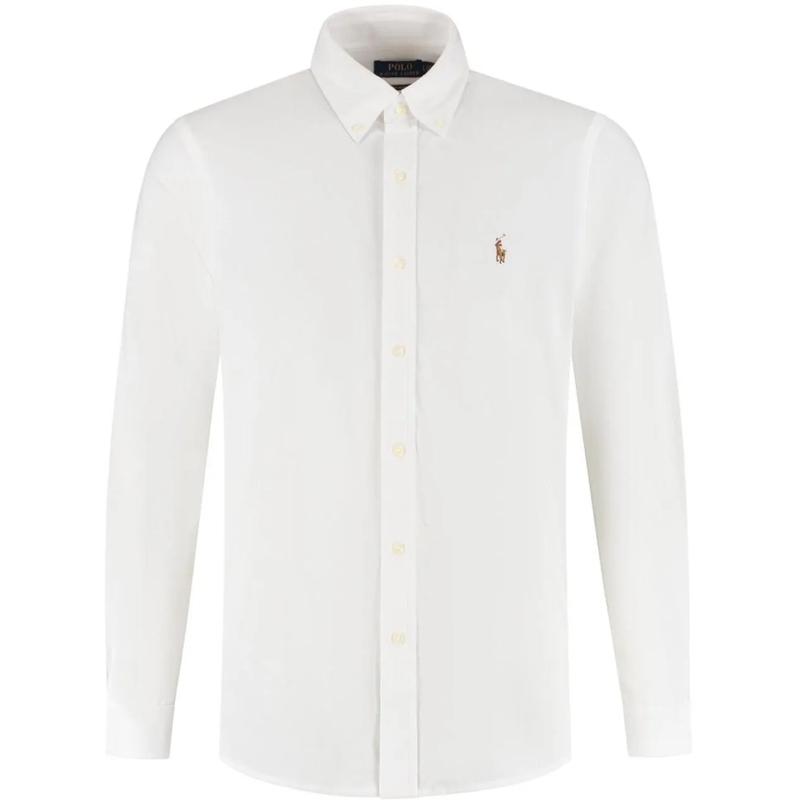Ralph Lauren Legeres Oberteil Sport Shirt weiß