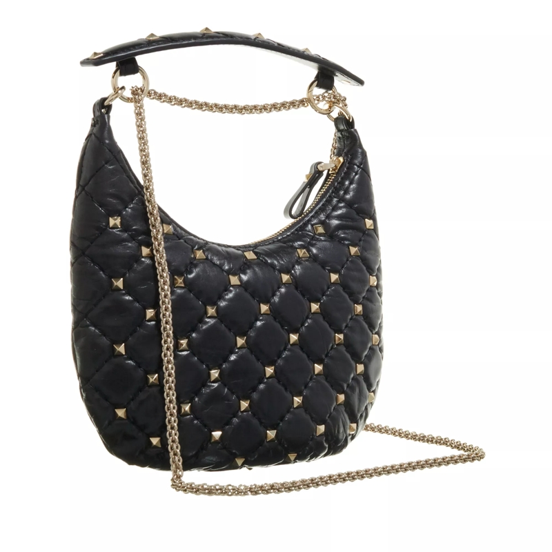 Valentino Garavani Hobo Bag Mini Hobo Rockstud Spike 0NO nero(Image 4)