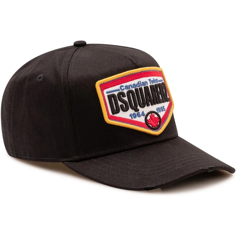 Dsquared2  Cappello da Baseball con Patch Grafica schwarz(Image 2)