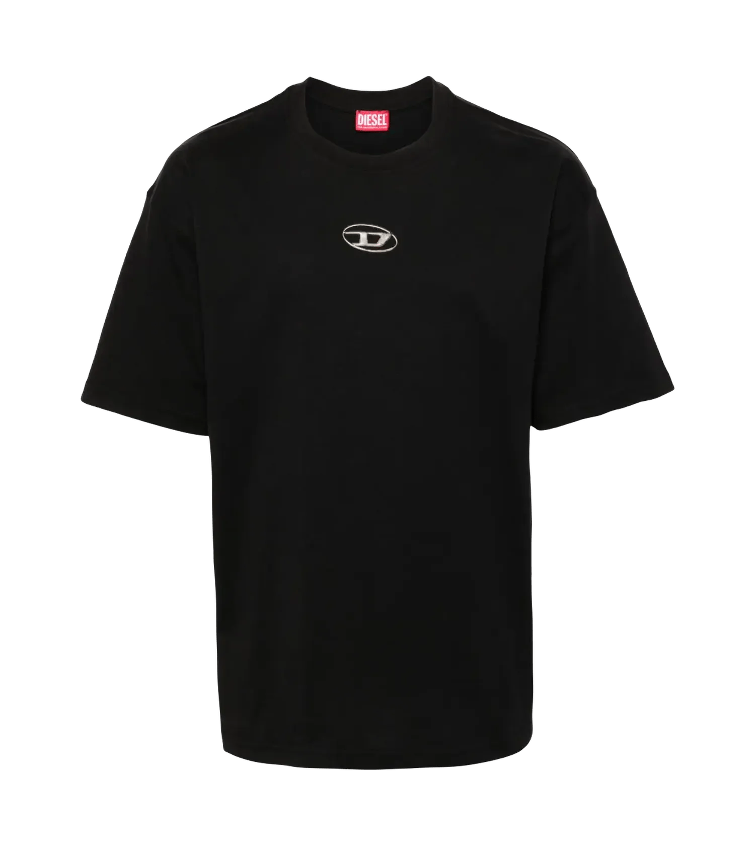 Diesel - Oval D T-Shirt - Größe S - black