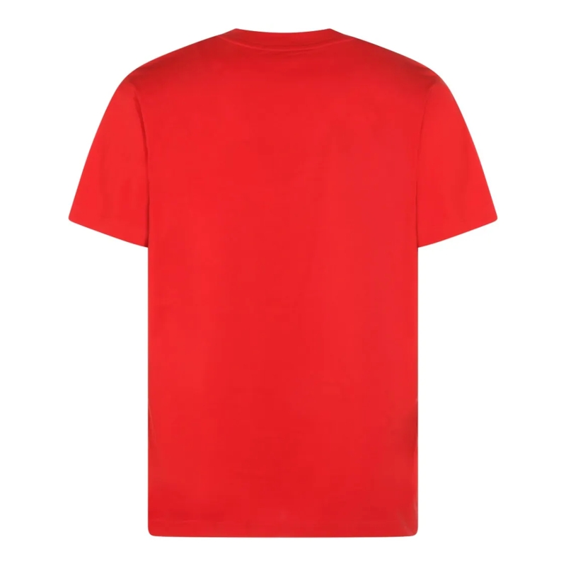 Moschino T-Shirt Classic Red Moschino Short-Sleeved T-Shirt Red