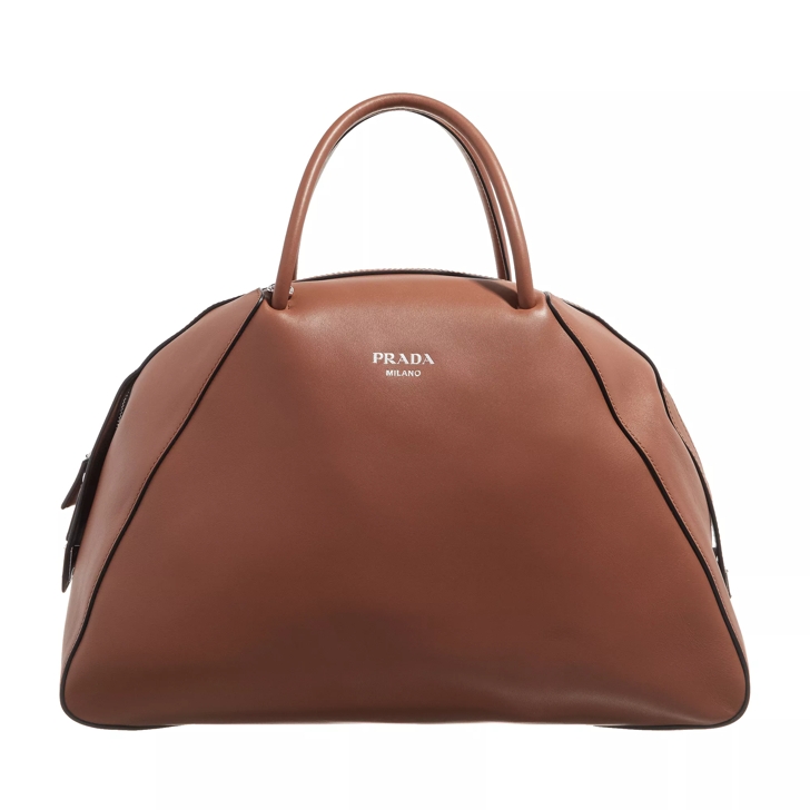 Prada Large Supernova Handbag Cognac Bowling Bag