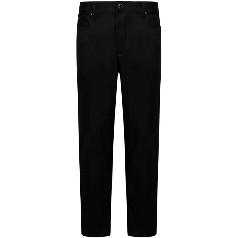 Emporio Armani Pantalons décontractés Trousers Black schwarz